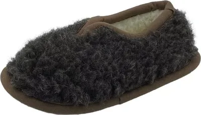 Produktbild von Hausschuhe aus Wolle - FOGGIA - Farbe: Braun | Schuhgröße: EUR 35/36