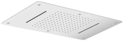 Imagen del producto de Duche de techo Sapho para techos suspendidos, con dos cascadas, 700x380 mm, acero inoxidable pulido