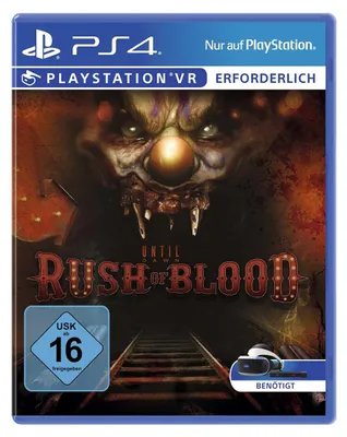 Obrázok produktu pre Sony Interactive Entertainment Until Dawn : Rush of Blood, PlayStation 4, M (Mature), Fyzické médiá, Požadovaná náhlavná súprava pre virtuálnu realitu