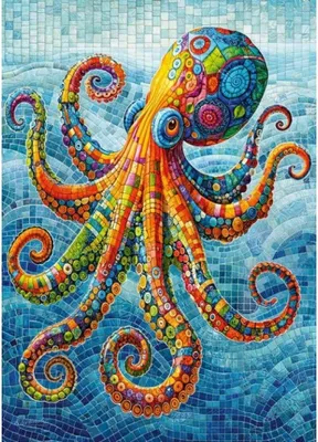Productafbeelding van Puzzle van 500 stukjes, CherryPazzi, thema: "Splish Splash Octopus", modelnummer: 20234
