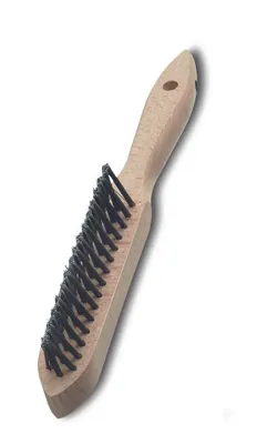 Immagine prodotto di Lessmann Kehlnahtbürste 3 Reihen glatt 0,35 mm, Edelstahl, zur Nachbearbeitung