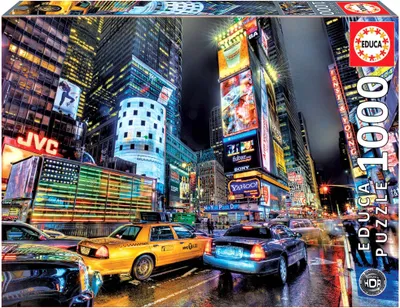 Zdjęcie produktu dla Educa Puzzle 9215525 - Times Square - Puzzle 1000 elementów