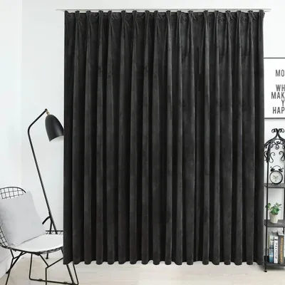 Immagine prodotto di Vidaxl -Vorhang Blackout mit Haken 290x245 cm Samt -Anthrazit
