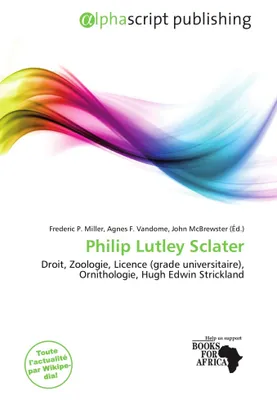 Produktbild von Philip Lutley Sclater