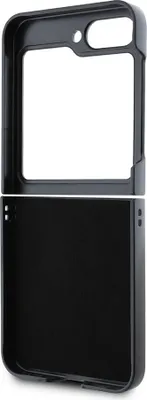 Produktbild von Karl Lagerfeld, Klappbare Schutzhülle Galaxy Z Flip 6 Saffiano Ikonik, Schwarz