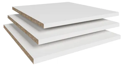 Obrázek produktu pro Set 3x polička do šatní skříně 87 cm VELTANA - bílý