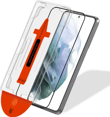 Zdjęcie produktu dla 1-pak Samsung S21 Szkło ochronne na ekran - Szkło hartowane | [Automatyczna instalacja] - Bez bąbelków