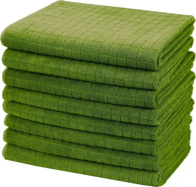 Produktbild von 8er-Set Microfaser Küchentücher 45 x 65 cm Gras Grün