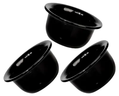 Produktbild von 3 Rasierschalen für Herren Kompakte Rasierbecher aus robustem Material mit stabilem Fuß für Reisen und Zuhause