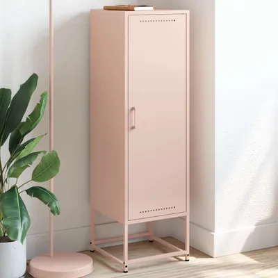Produktbild von vidaXL Highboard Rosa 36x39x123 cm Stahl