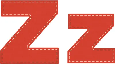 Produktbild von Crafters Edge Stanzform Sets Buchstaben A - Z : Z Buchstabe: Z