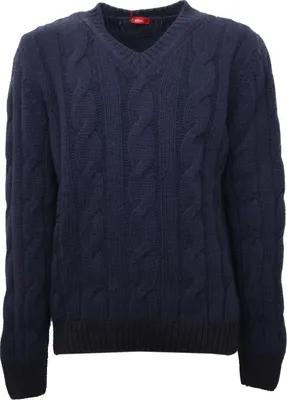 Produktbild von B5201 maglione uomo ALTEA lana blu sweater men