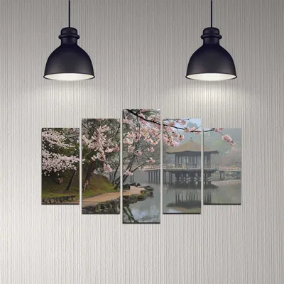 Produktbild von Wallity, 5DMDF- MLD2920, Bunt, Leinwandbilder, 110 x 60 cm, 100% MDF (Dicke: 3 mm)