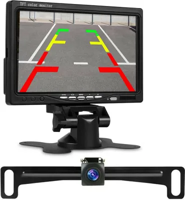 Image de Caméra de recul pour voiture système de vision nocturne infrarouge étanche pour camion noir