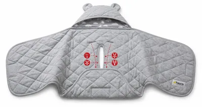 Zdjęcie produktu dla Hauck Snuggle N Dream, Koc do owijania, Wiosna / lato / jesień, Beżowy, Naturalny, Chłopak, dziewczyna
