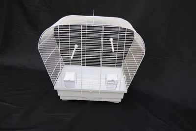 Immagine prodotto di Gabbia per uccelli Casa per pappagalli bianca 60 cm