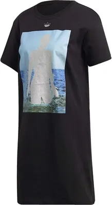 Produktbild von adidas Originals Graphic Dress Kleid ,FM4343 Sommerkleid , Gr: 40EU , Schwarz , Neu