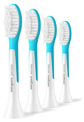 Productafbeelding van Philips PHIHX604490 Sonicare kinderopzetborstels, vervangende borstels, 4 stuks, model HX6044/90