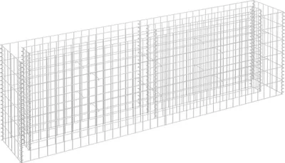 Obrázek produktu pro vidaXL Gabionové zvýšené lůžko z pozinkované oceli 180 × 30 × 60 cm