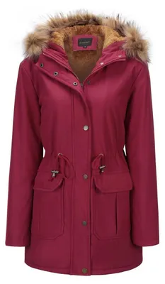 Productafbeelding van Solidchoice - Dames Winterparka met Capuchon en Pockets