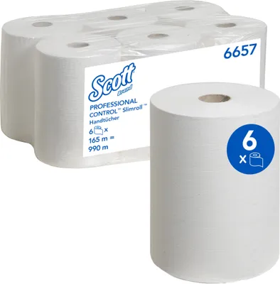 Immagine prodotto di Scott® 6657 Asciugamano in rotolo Scott bianco