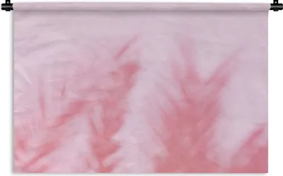 Produktbild von MuchoWow® Wandteppich Wandbehang Pflanzen - Blätter - Rosa 120x80 cm Tapisserie Dekoration Wandtuch - Wanddekorationen - Wandtücher