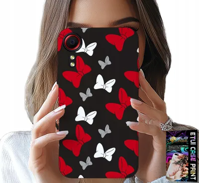 Obrázek produktu pro Pouzdro Pro Samsung Galaxy Xcover 5 - Červené A Bílé Myší Mašle, Vzory