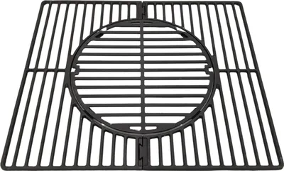 Image de Landmann Grille de cuisson en fonte Plaque de cuisson 51x44,5cm Grille de cuisson en fonte amovible