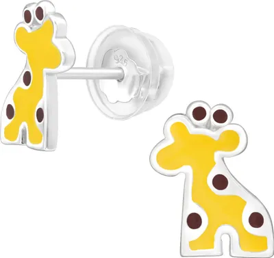 Produktbild von Ohrringe Ohrstecker 925 Sterling Silber mit Giraffe