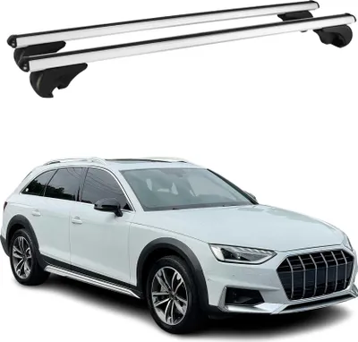 Produktbild von Dachträger Grundtäger für Audi A4 B9 Allroad 2016-2025 75kg Alu Silber 2 tlg