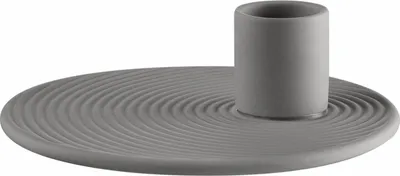 Produktbild von blomus GmbH NONA Kerzenhalter Pewter 3,5 cm