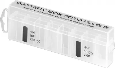 Produktbild von Aufbewahrungs-Box 8x AA/AAA Batterie / 8 Speicherkarten