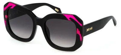 Produktbild von Just Cavalli SJC085 Nero+rosa lucido 54/19/140 Damen Sonnenbrillen