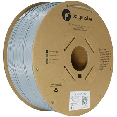 Obrázek produktu pro Polymaker PolyLite ABS Filament Grey 1,75 mm 3 kg