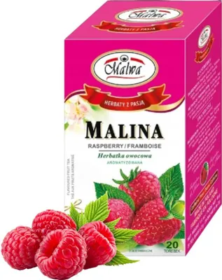 Produktbild von Himbeer-Früchtetee 20 Beutel / MALWA