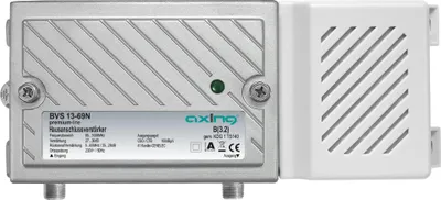 Produktbild von AXING Hausanschlussverstärker 1Eing 1Ausg 30dB/UHF