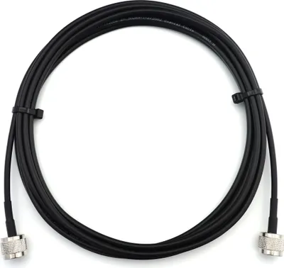 Immagine prodotto di 3m N maschio a N maschio RG58 cavo coassiale - estensione cavo antenna a bassa perdita 50ohm - per antenna WiFi RF GSM LTE 4G 5G 6G router amplificatore di segnale Lora Ham CB radio