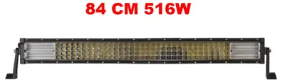 Obrázek produktu pro 84 cm, 516 W, výkonný 7D LED panel, LED světlomet, 12 V/24 V, 4 řady
