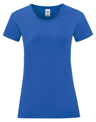 Produktbild von Fruit of the Loom - "Iconic 150" T-Shirt für Damen FK2487 (S) (Königsblau)