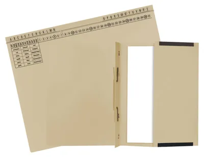 Image de Exacompta 371122B 25x dossiers suspendus Exaflex carton chamois
