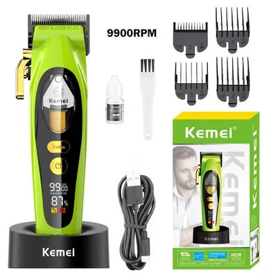 Produktbild von Haarschneider - Modell KM-2035 Trimmer - Professionelle Friseurschneidemaschine - Kabellos - Wiederaufladbar USB-C - Elektrischer Haarschneider - KM-2035