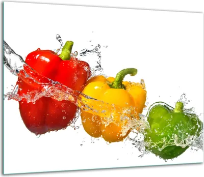 Produktbild von Herdabdeckplatten Glaskeramikkochfeld-Abdeckung Spritzschutz Glas 60x52cm Weiß