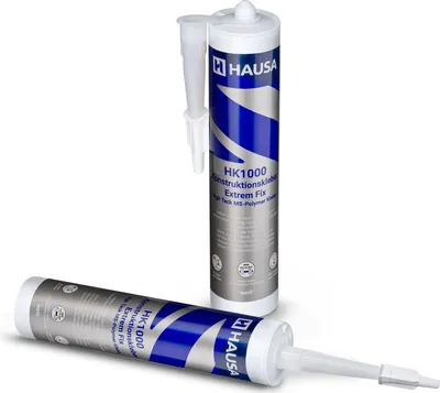 Produktbild von HAUSA High-Tack Montagekleber HK1000 Alleskleber starker 400 kg/10cm? 2 x 290ml