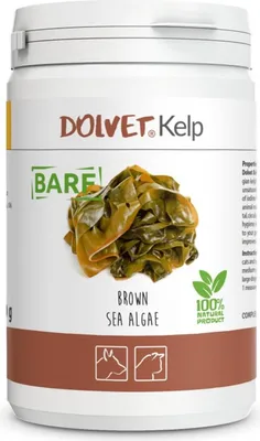 Zdjęcie produktu dla Dolfos Dolvet Kelp 250 g – wodorosty morskie dla zdrowych zębów i dziąseł