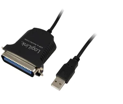 Produktbild von Logilink USB-Kabel Parallel  1.80m schwarz