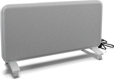 Produktbild von Blumfeldt Infrarotheizung 2000 W – Wandmontage & Standgerät, Graphen-Heizelement, App & Touch-Steuerung, Thermostat, IP24, Überhitzungs- & Umkippschutz, für Räume bis 20 m², Weiß