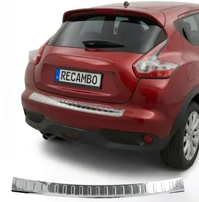 Produktbild von Edelstahl Ladekantenschutz chrom passend für Nissan Juke | F15 | 2014-2019 | Facelift