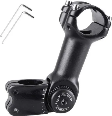 Produktbild von Famanu Fahrradlenker Vorbau 70-130 mm verstellbar 35-60 Grad - Aluminium