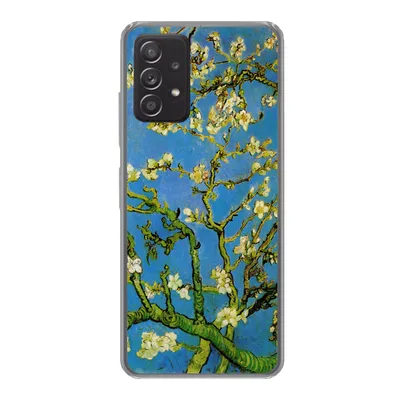 Produktbild von MuchoWow® Handyhülle Schutzhülle Hülle für Samsung galaxy a73 Mandelblüte - Vincent van Gogh Silikon Softcase Handy Hülle - Handyhülle