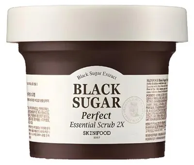 Produktbild von SKINFOOD - Black Sugar Perfect Essential Scrub 2X, 210 g